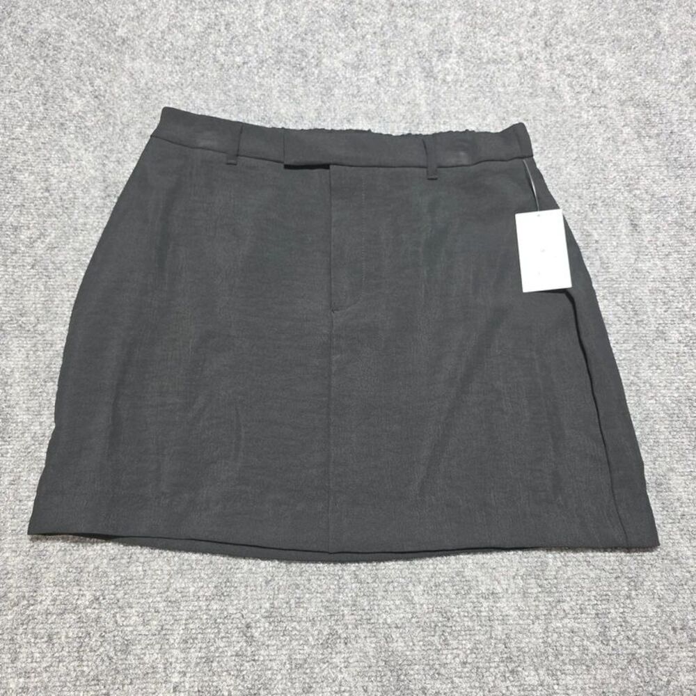 Black Pull-On Mini Skirt Size M